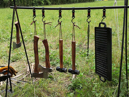 【 スモアのオノ（大、中、小）】牛革カバー付き斧 おの