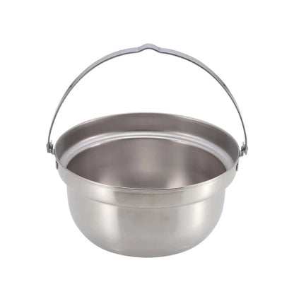 木蓋付きキャンプ焚火鍋 / Camp Bonfire Pot Included Wood Lid