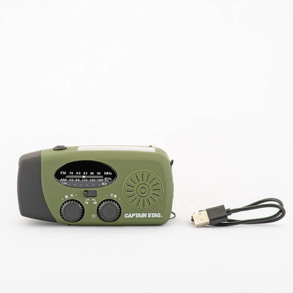 手回し多機能ラジオ / Hand-Cranked Multifunctional Radio