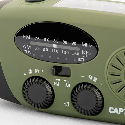 手回し多機能ラジオ / Hand-Cranked Multifunctional Radio