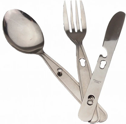 キャンピングスプーンセット（箸付） / Camping Spoon Set (Included ChopSticks)