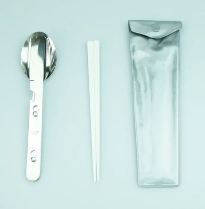 キャンピングスプーンセット（箸付） / Camping Spoon Set (Included ChopSticks)