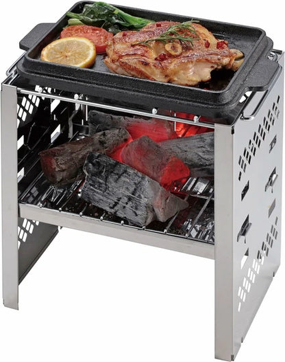 鋳物 リバーシブル グリルプレート B5 / Casting Reversible Grill Plate B5size