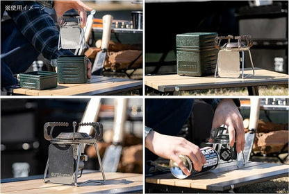 カセットガスバーナーコンロ 収納ケース付 / Cassette Gas Burner Stove