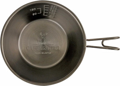 黒酸化発色 ステンシェラカップ320ml ロゴマーク・刻印 / Black Oxide Coloring Stainless Sierra Cup 320ml Engraving Logo Mark