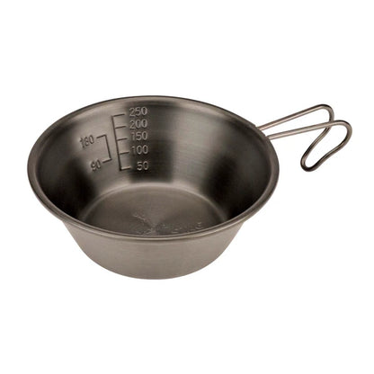 黒酸化発色 ステンシェラカップ320ml ロゴマーク・刻印 / Black Oxide Coloring Stainless Sierra Cup 320ml Engraving Logo Mark