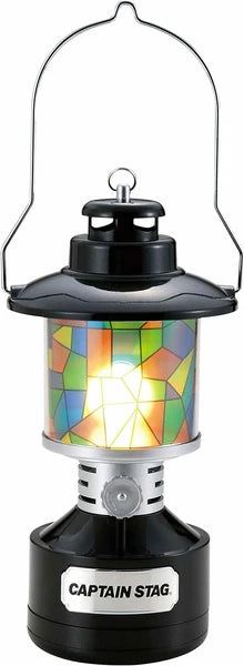 ツインライト LEDランタン＜ステンドグラス風シート付＞/ Twinlight LEDLantern＜+Sheet like Stained Glass＞