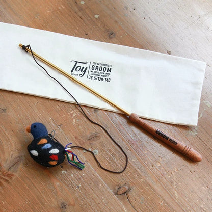 おもちゃ ねこじゃらし 釣竿セット / Cat Teaser