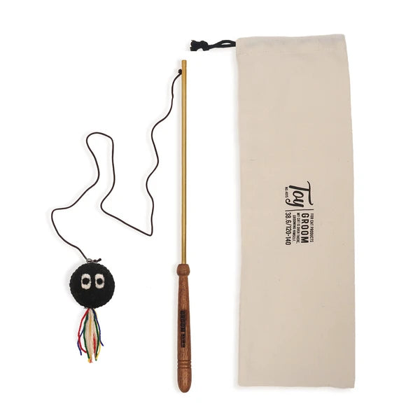 おもちゃ ねこじゃらし 釣竿セット / Cat Teaser