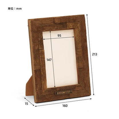 枕木フォトフレーム / Sleeper Photo Frame