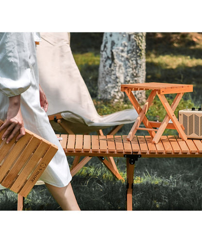 【 Woodi Folding Stool 】ウッディーフォールディングスツール 折り畳みブナ材スツール