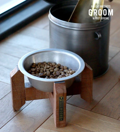 枕木フィーディングボウル / Sleeper Wood Feeding Bowl