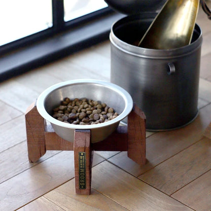 枕木フィーディングボウル / Sleeper Wood Feeding Bowl