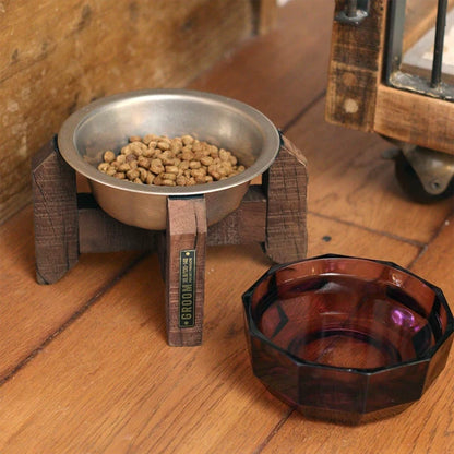 枕木フィーディングボウル / Sleeper Wood Feeding Bowl