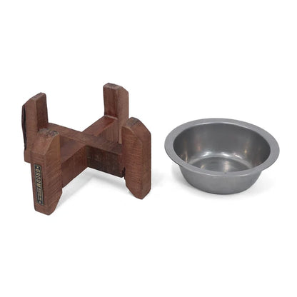 枕木フィーディングボウル / Sleeper Wood Feeding Bowl