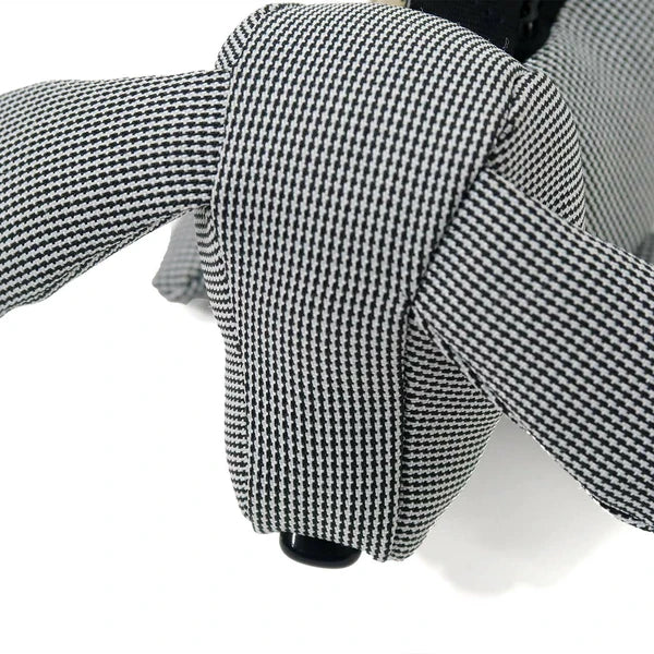 千鳥格子ドッグアイコンポーチ / Houndstooth Dog Icon Pouch