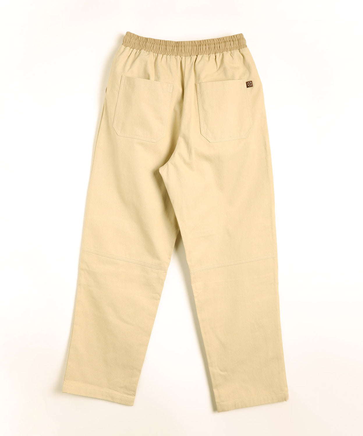 Knee tuck cotton pants