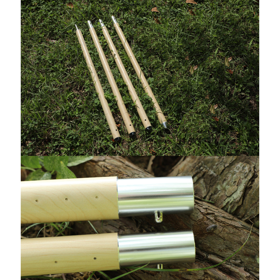 【 Alumi pole 2.8 woodi 】 アルミポール 2.8 ウッディー 直径33mm 高さ140～280cm