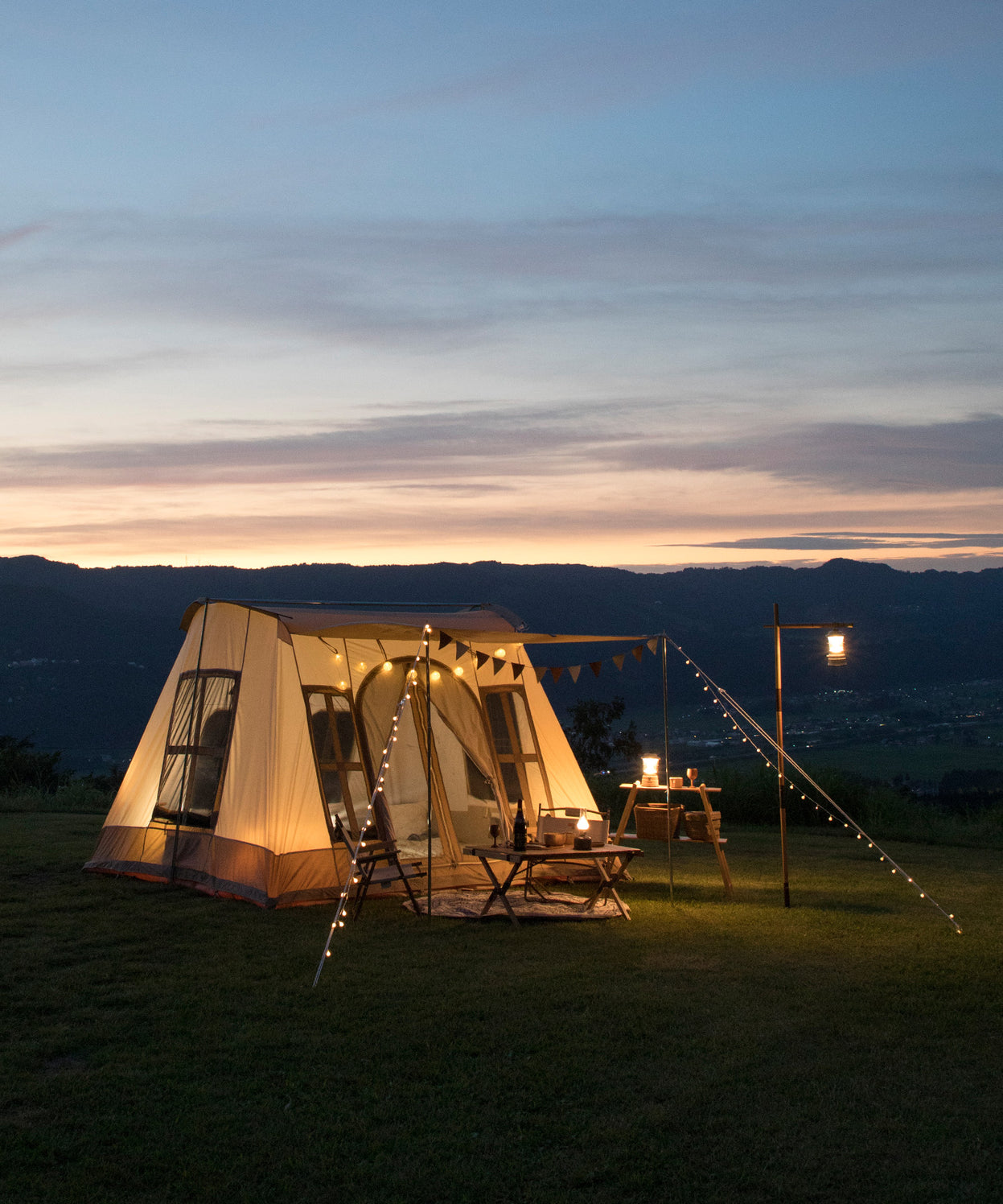 【 Dolce Lodge 】 ドルチェロッジ ロッジ型ポリコットンテント（別売りインナーマットあり）