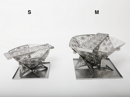【和柄組み立て焚き火台 Sサイズ】組み立て式焚き火台