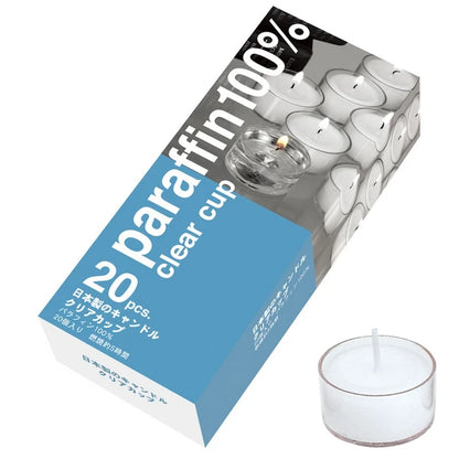 日本製のキャンドルクリアカップ / Candle Clear Cup