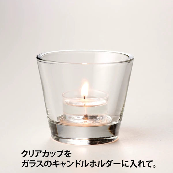 日本製のキャンドルクリアカップ / Candle Clear Cup