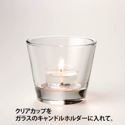 日本製のキャンドルクリアカップ / Candle Clear Cup