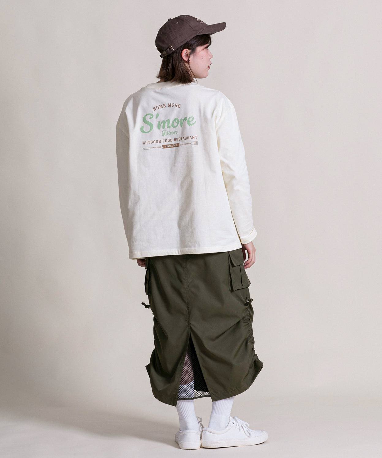 S'more diner long sleeve T-shirt スモアダイナー長袖Tシャツ