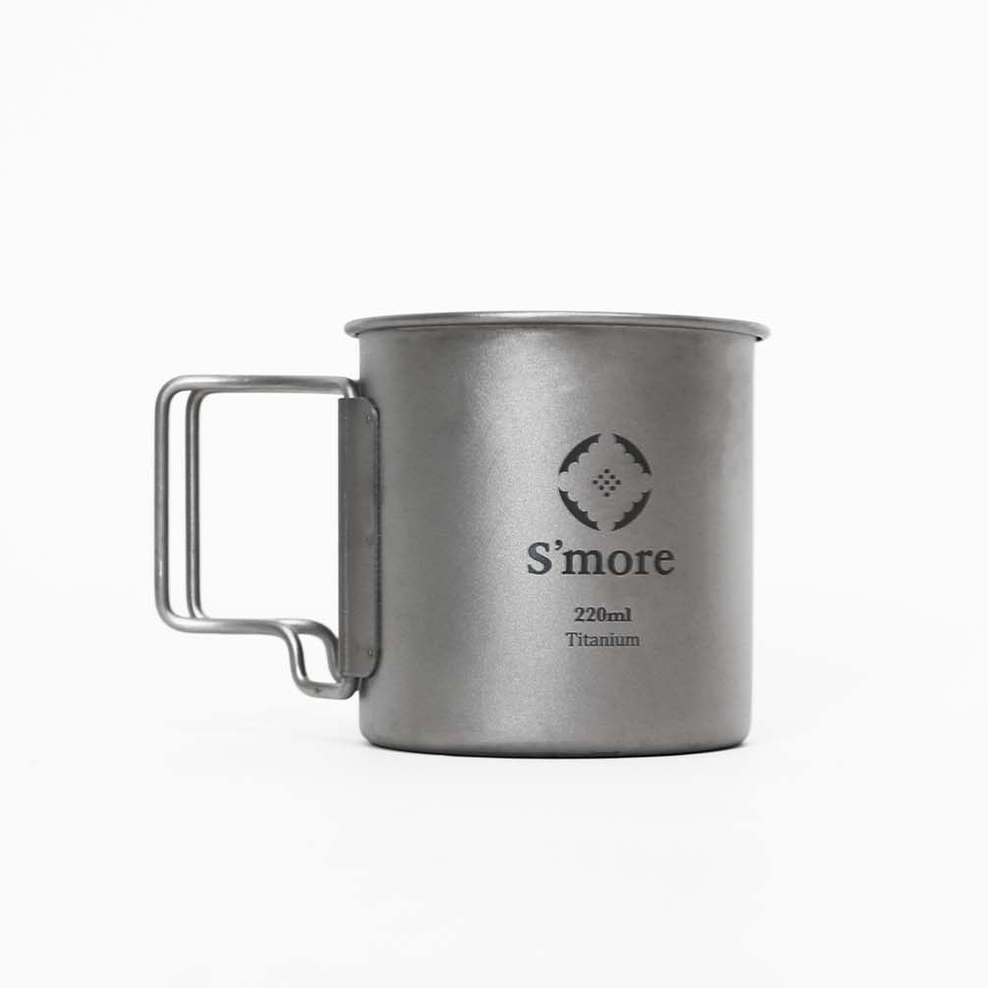 【 Titanium Mug ( シングルウォール ) 】 チタニウムマグ チタンマグカップ 220ml 300ml