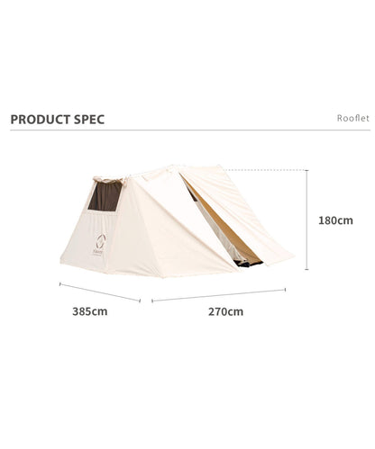 【 Rooflet 】ルーフレット ポリコットン小型テント