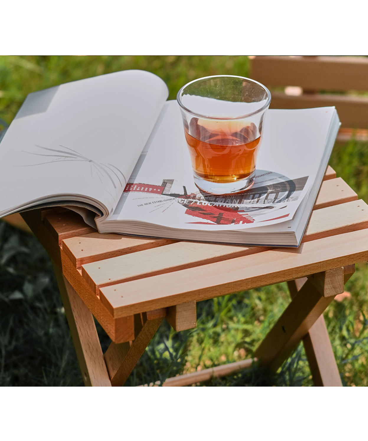 【 Woodi Folding Stool 】ウッディーフォールディングスツール 折り畳みブナ材スツール