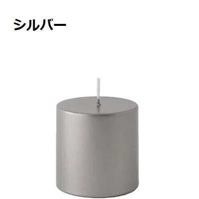 3×3メタリックピラーキャンドル / 3x3 Metallic Pillar Candle