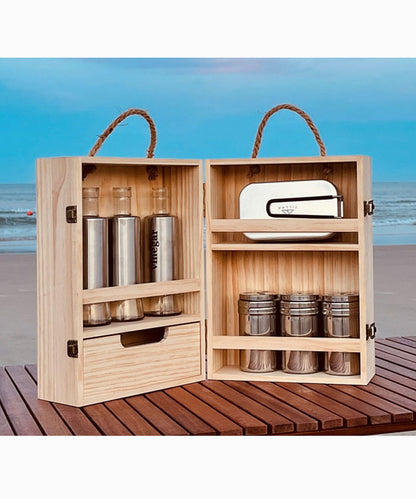 【 Spice box 】 スパイスボックス 木製