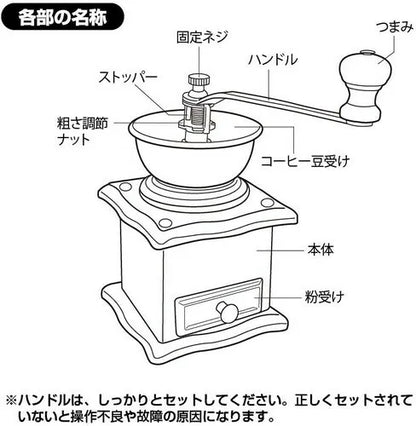 ステンレス製 珈琲ミル / Stainless Coffee Mill