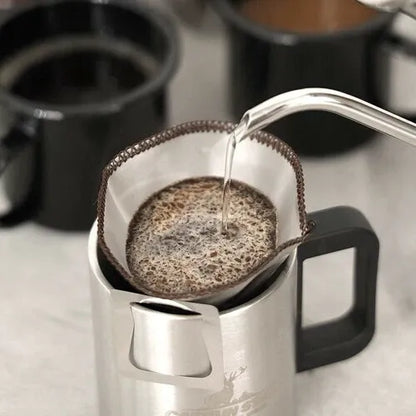 フォルダブル ステンメッシュフィルター フック付き / Foldable Stainless Mesh Filter included Hook