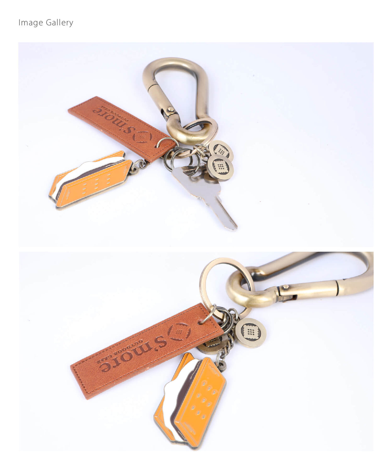 【 Cookey 】クッキィ スモア型のカラビナキーチェーン