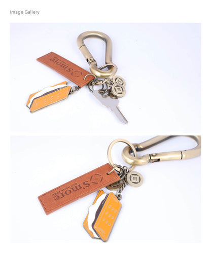 【 Cookey 】クッキィ スモア型のカラビナキーチェーン