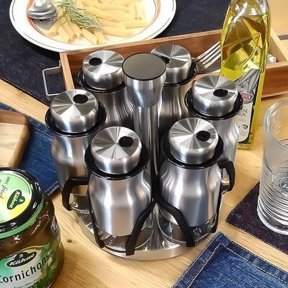 CURVED SPICE JAR SET OF 6 / カーブド スパイス ジャー 6pcs セット