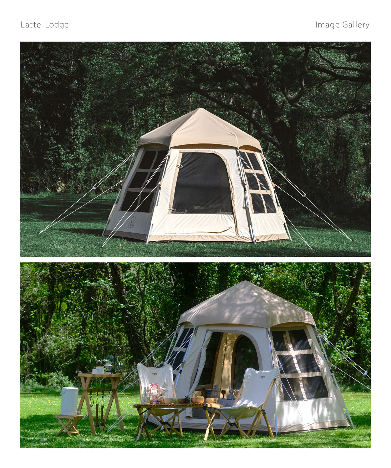 Latte Lodge ラテロッジ ワンタッチTCテント