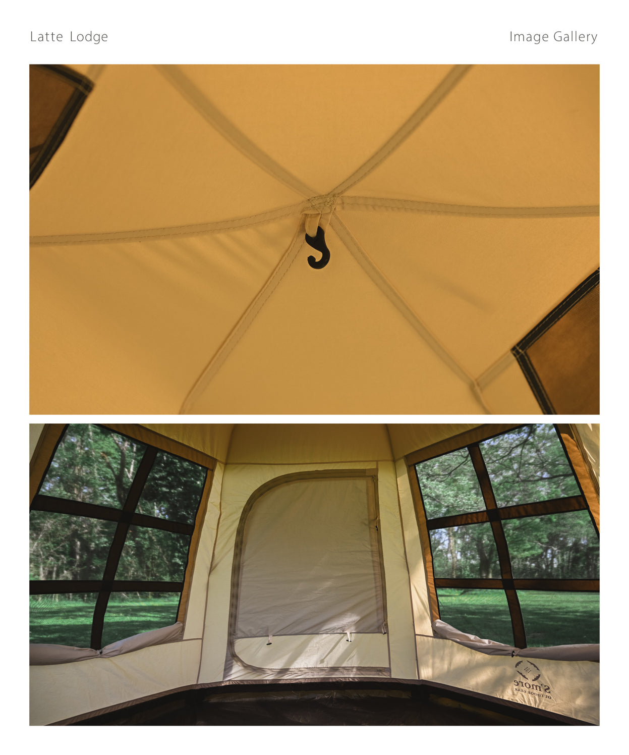 Latte Lodge ラテロッジ ワンタッチTCテント