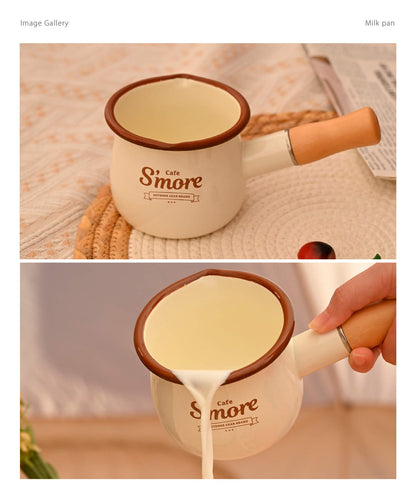 café s'more milk pan