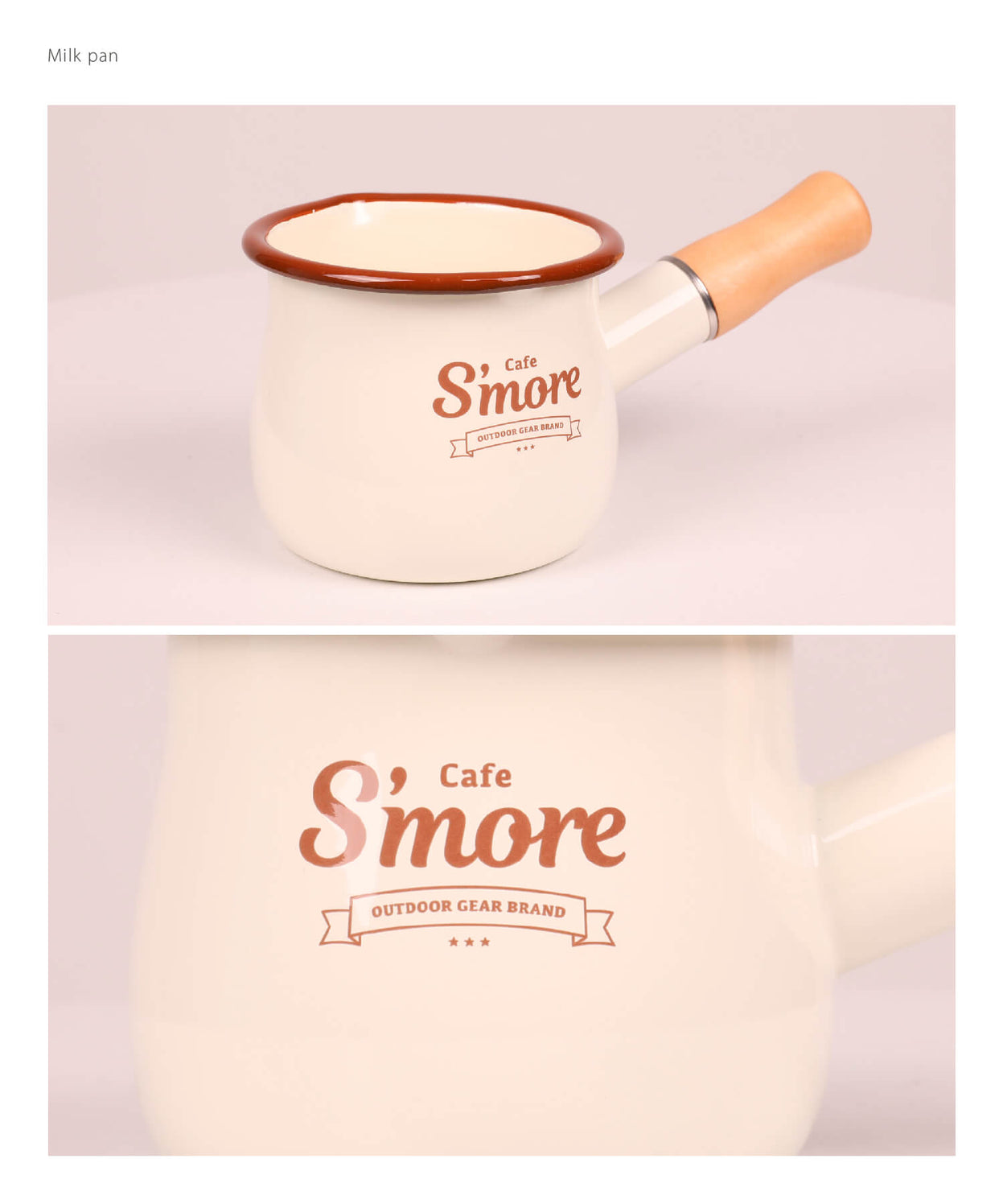 café s'more milk pan