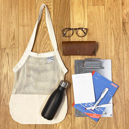 COTTON HALF MESH BAG / コットン ハーフ メッシュ バッグ