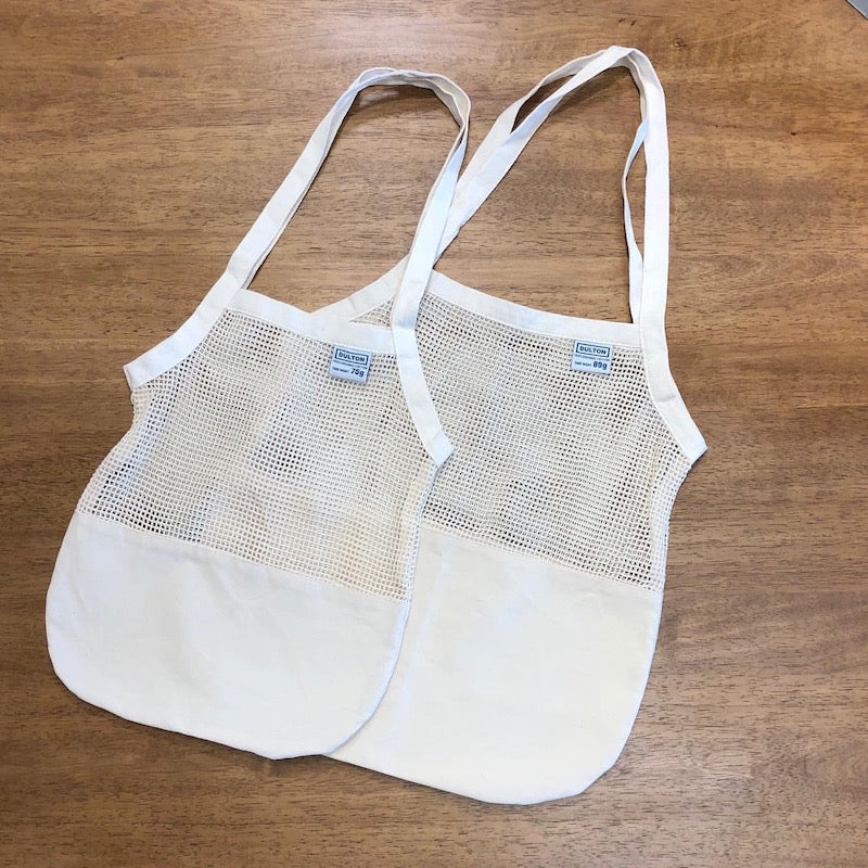 COTTON HALF MESH BAG / コットン ハーフ メッシュ バッグ