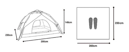 【 Tirami 】 ティラミー ポップアップテント
