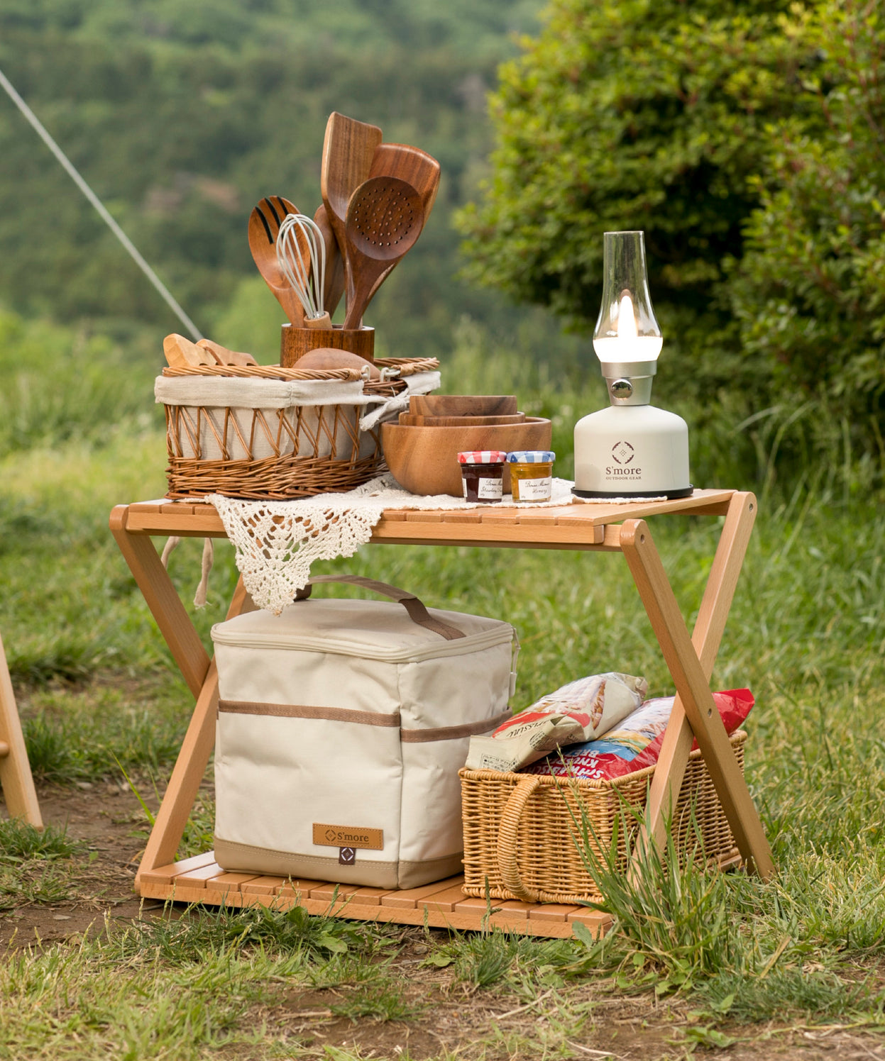 【Woodi Folding Rack mini】ウッディーフォールディング ラックミニ 折り畳み木製ラック