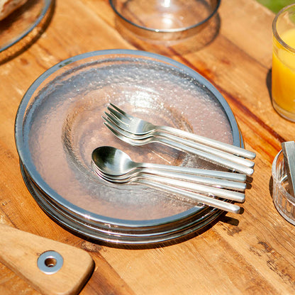 GLASS TABLEWARE OBO PLATE / ガラス テーブルウェア オーボ プレート