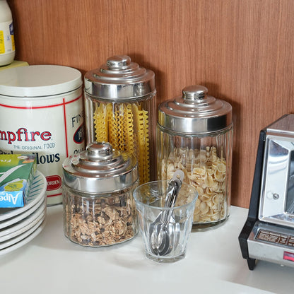 GLASS CANISTER SCREW LID / ガラス キャ二スター スクリュー リッド