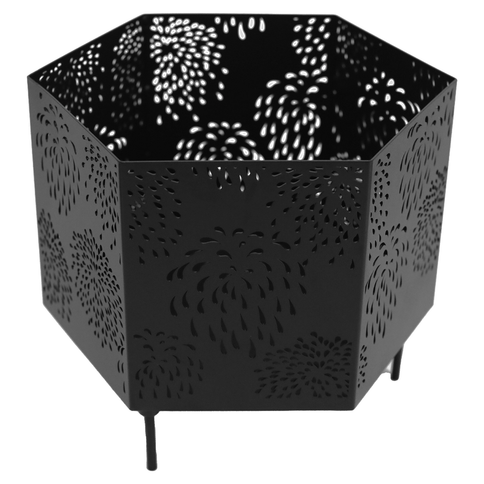 【 和柄6面焚火台 】 焚き火台＆横長天板＆収納袋セット