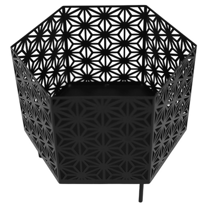 【 和柄6面焚火台 】 焚き火台＆横長天板＆収納袋セット